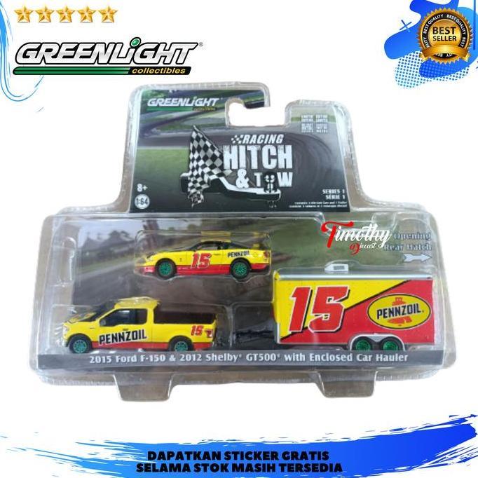 Greenlight GM Greenmachine Hitch And Tow Ford F150 Shelby Pennzoil