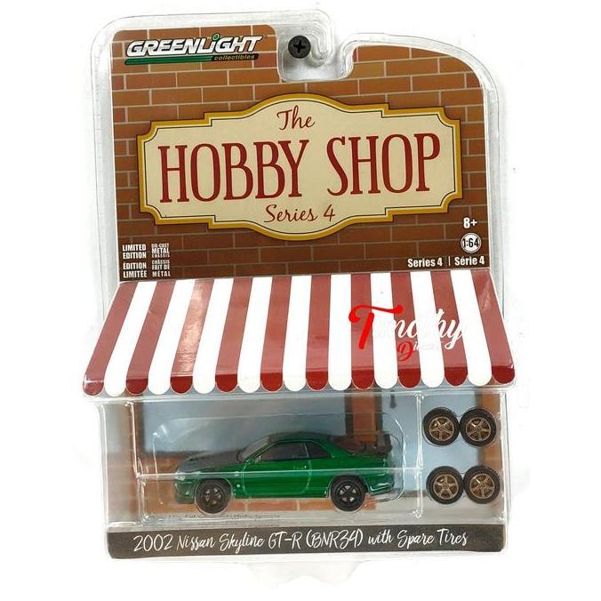 Greenlight Green Machine 2002 Nissan Skyline GTR R34 Timothy Diecast