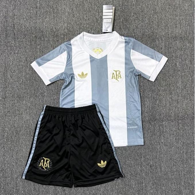 JERSEY BAJU BOLA ANAK ARGENTINA HOME KIDS ANNIVERSARY 2025 GRADE ORI