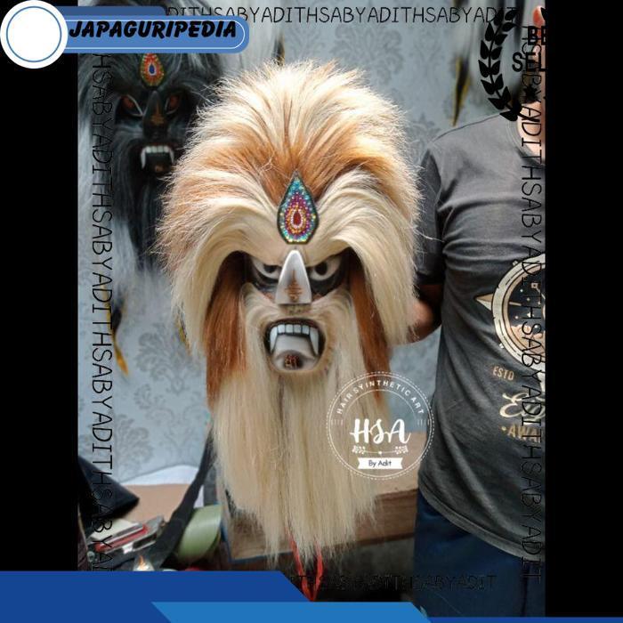 Topeng Ganongan Murah Bujang Ganong Jambul Tinggi Tebal [Br 1111]