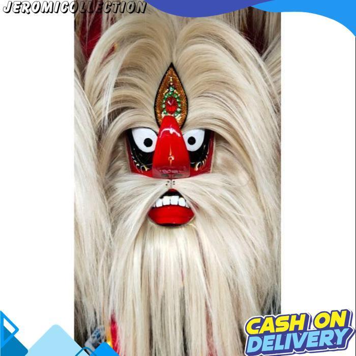 Promo Topeng Bujang Ganongan / Bujang Ganongan Rambut Panjang Sintesis / Topeng Ganongan [Br 1111]