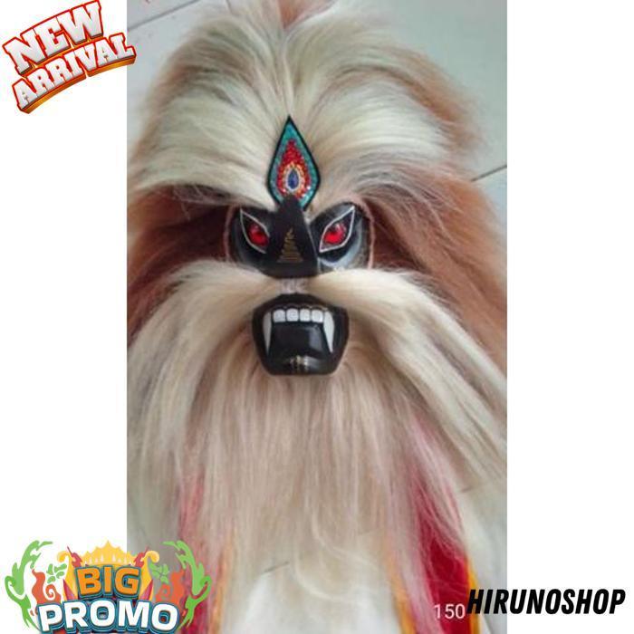 Topeng Bujang Ganong Topeng Ganongan Ponorogo Topeng  Hitam [Br 1111]