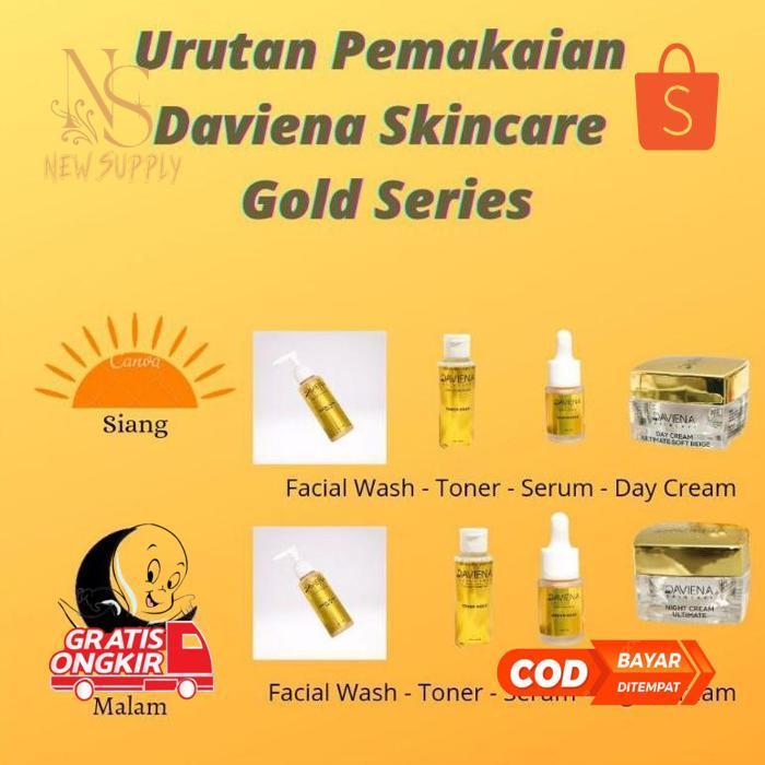 ukd- [Official]Daviena Skincare|GOLD SERIES|PEMUTIH WAJAH BPOM DAVIENA SKINCARE|DAVINA  SKINCARE Ter