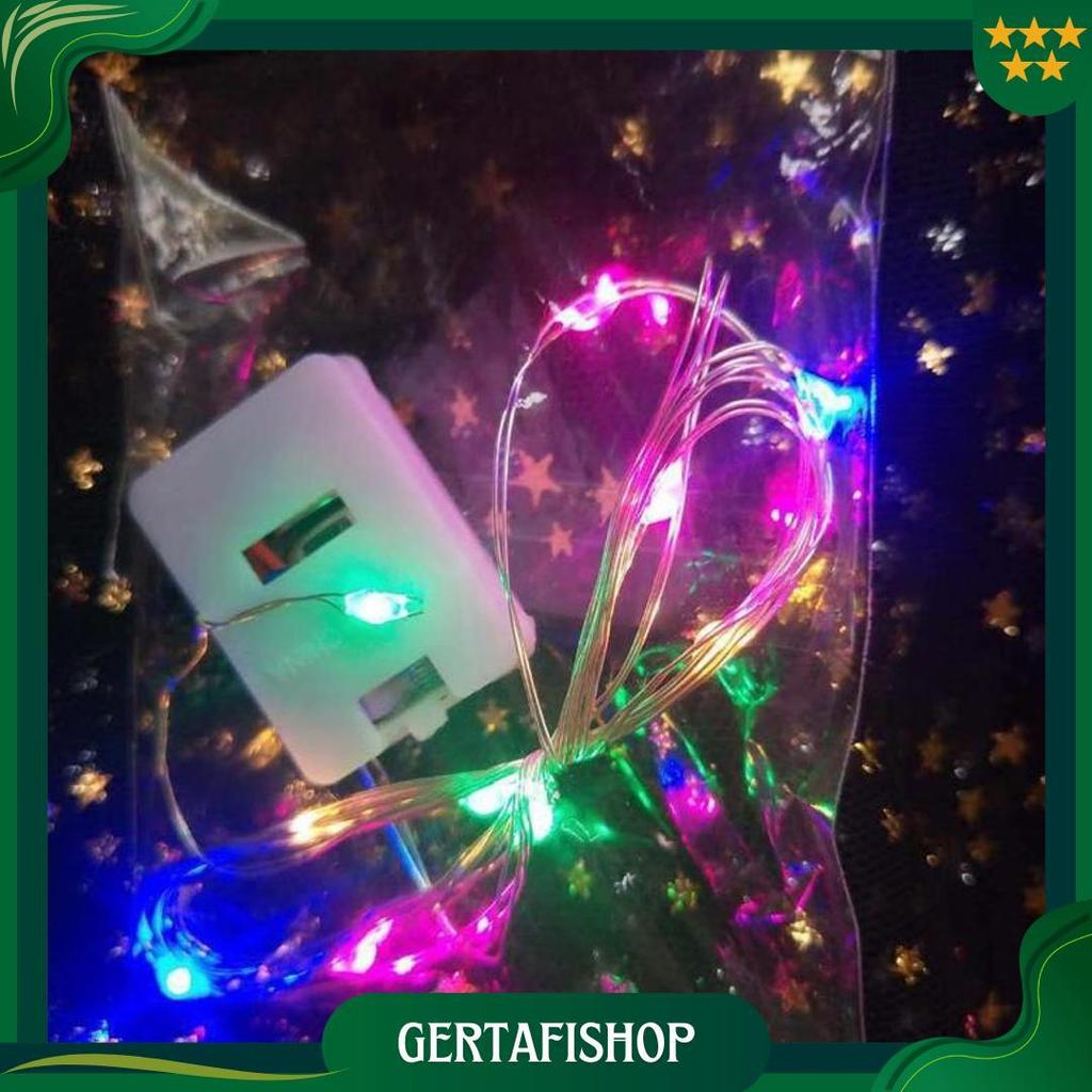 Lampu Tumblr Led Kawat Pohon Natal/ Lampu Hias Pohon Natal Panjang / Dekorasi Hiasan Aksesoris Chris