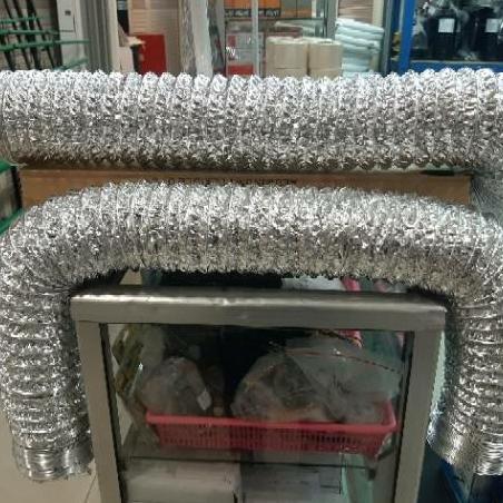 BEBAS ONGKIR - FLEXIBLE DUCT HOSE DUCTING 4" SELANG Exhaust Cerobong AC Portable 10m