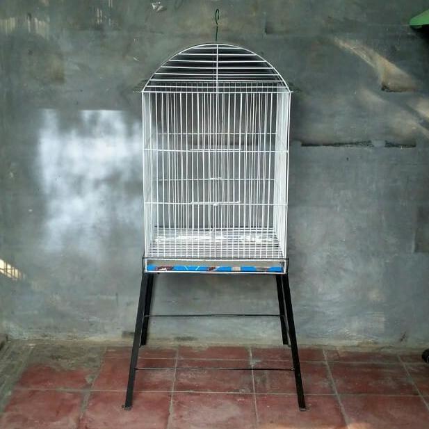 BEBAS ONGKIR - Kandang burung kotak pake kaki buat burung Beo jalak Bali Nuri dll