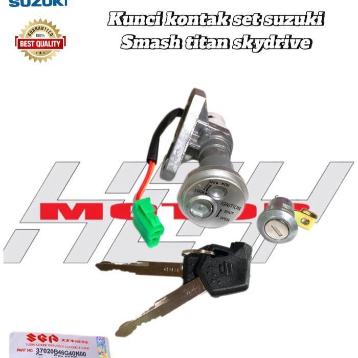 kunci kontak set suzuki smash titan skydrive