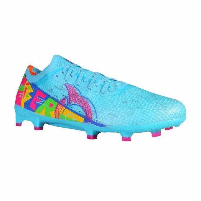 SEPATU BOLA ORTUSEIGHT CATALYST LIBERTE V4 FG - CYAN/PINK