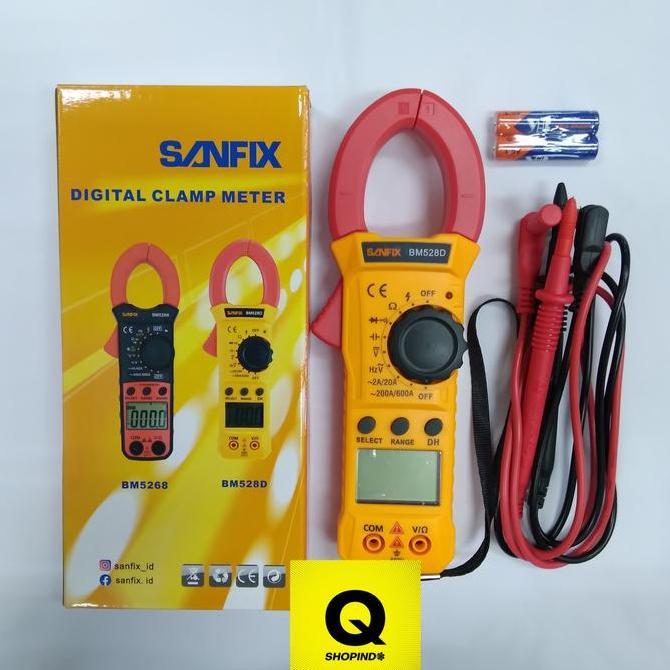 BEBAS ONGKIR - SANFIX BM528D/ BM 528D Digital Clamp Tang Ampere 600A,AC