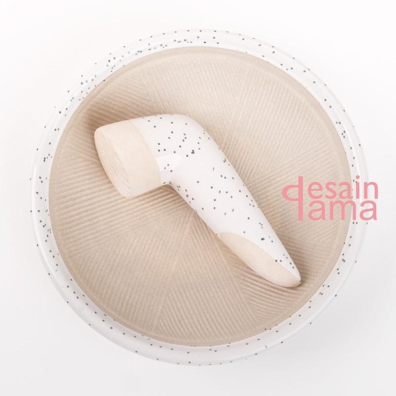 Cobek Keramik dan Uleg Keramik Kekinian "Gemma"