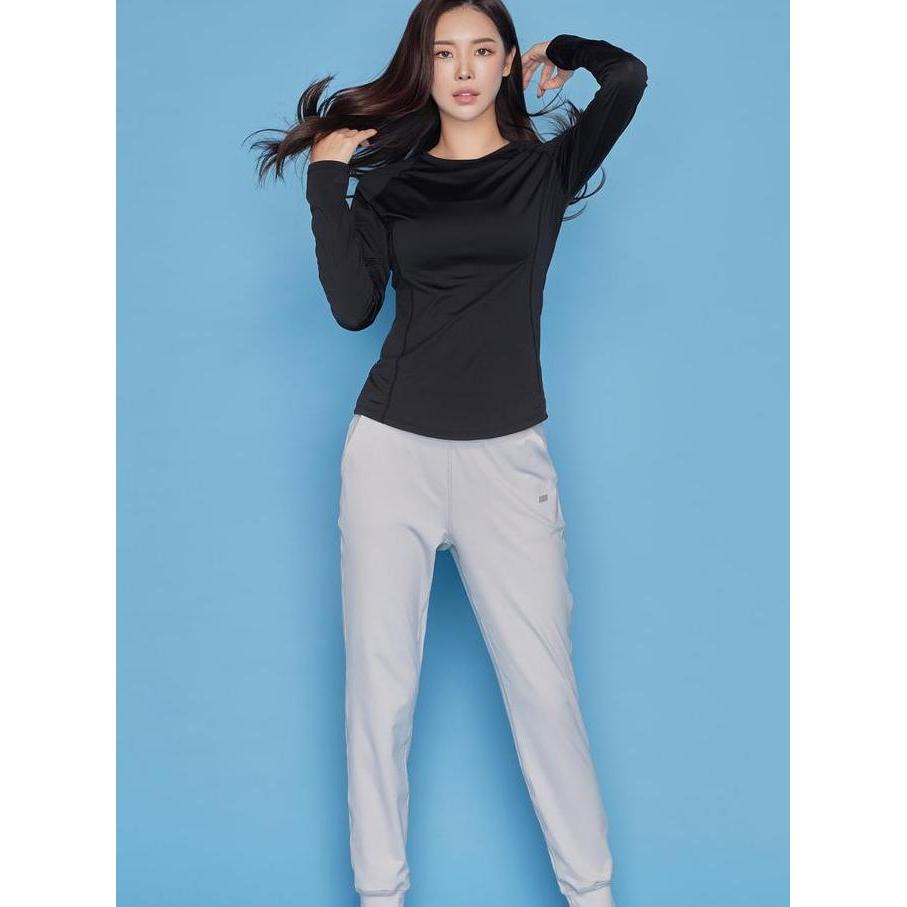 PROMO DISKON - [Minne] STL Slimfit Cooling Dry Light Up / Atasan Olahraga Lengan Panjang Wanita STL 