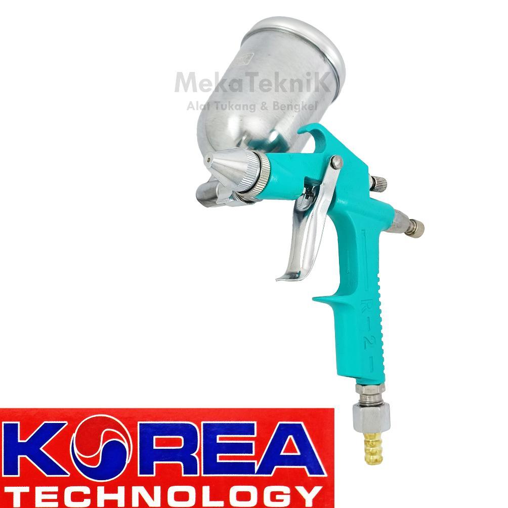SPRAY GUN R2 NRT-PRO KOREA TECHNOLOGY / ALAT SEMPROT CAT 200CC / SPRAY GUN TABUNG ATAS KECIL