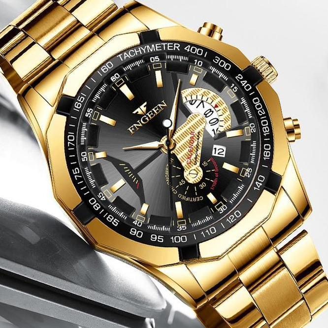 [Best Seller] Jam Tangan Pria Bisnis Kasual Asli Premium Quality Original Terbaru Tahan Air Kalender