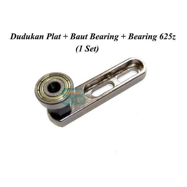 Plat Bearing 625Z Complete Plat Dudukan Baut Bearing Dan Bearing 625Z Plat Frame Conveyor 1 Set Dudu