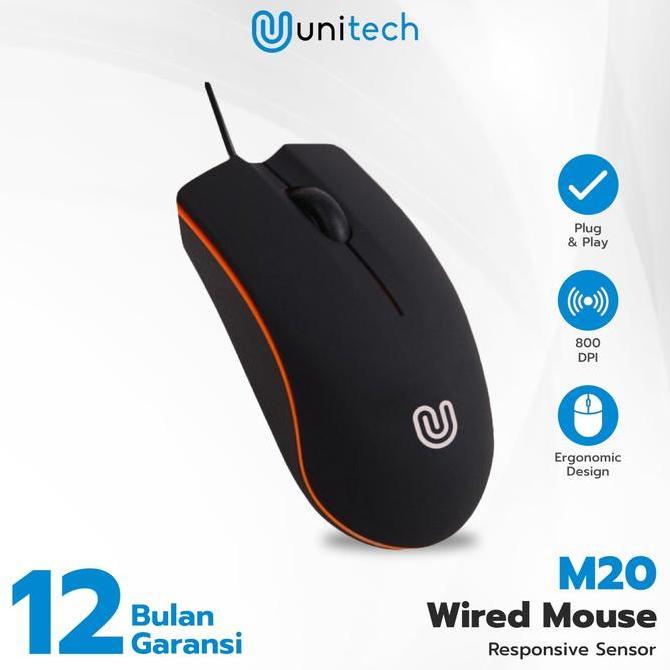Mouse Unitech M20 Optical USB Mouse