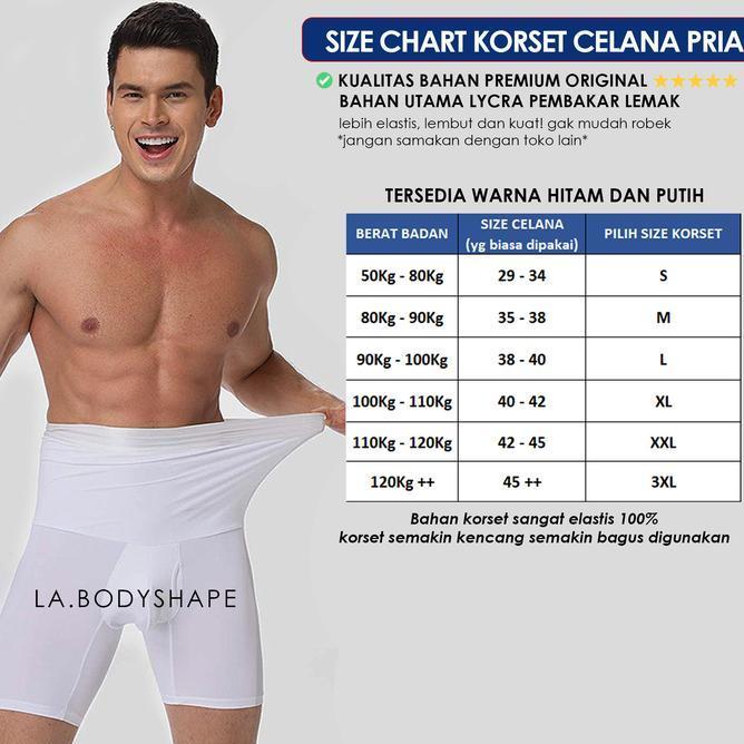 Korset Pelangsing Perut Dan Paha Pria / Celana Olahraga Pria