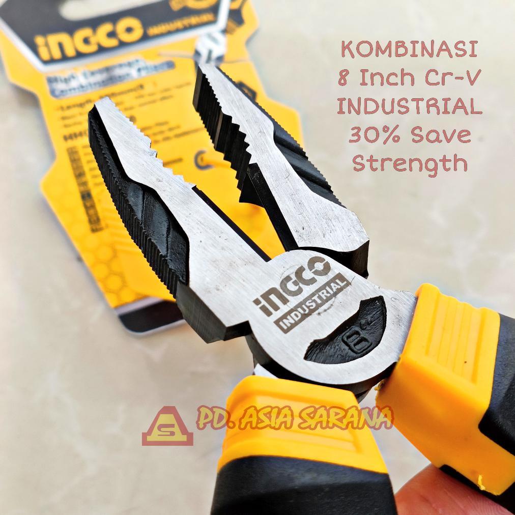Tang Kombinasi 8" Inch INGCO HHCP28200 High Leverage Linesman Pliers