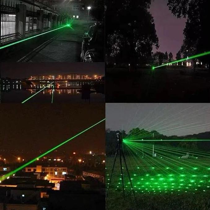 Pointer Presentasi Laser Hijau Cas USB Rechargeable / Laser Cas USB 803 Green Laser
