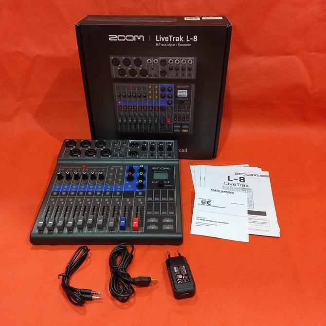 Zoom LiveTrak L-8 Digital Mixer and Multitrack Recorder Live Trak L8 8-Channel