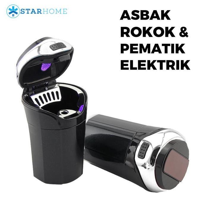 Promo Asbak Rokok Mobil Lengkap dengan Pematik Elektrik Tempat Rokok COD