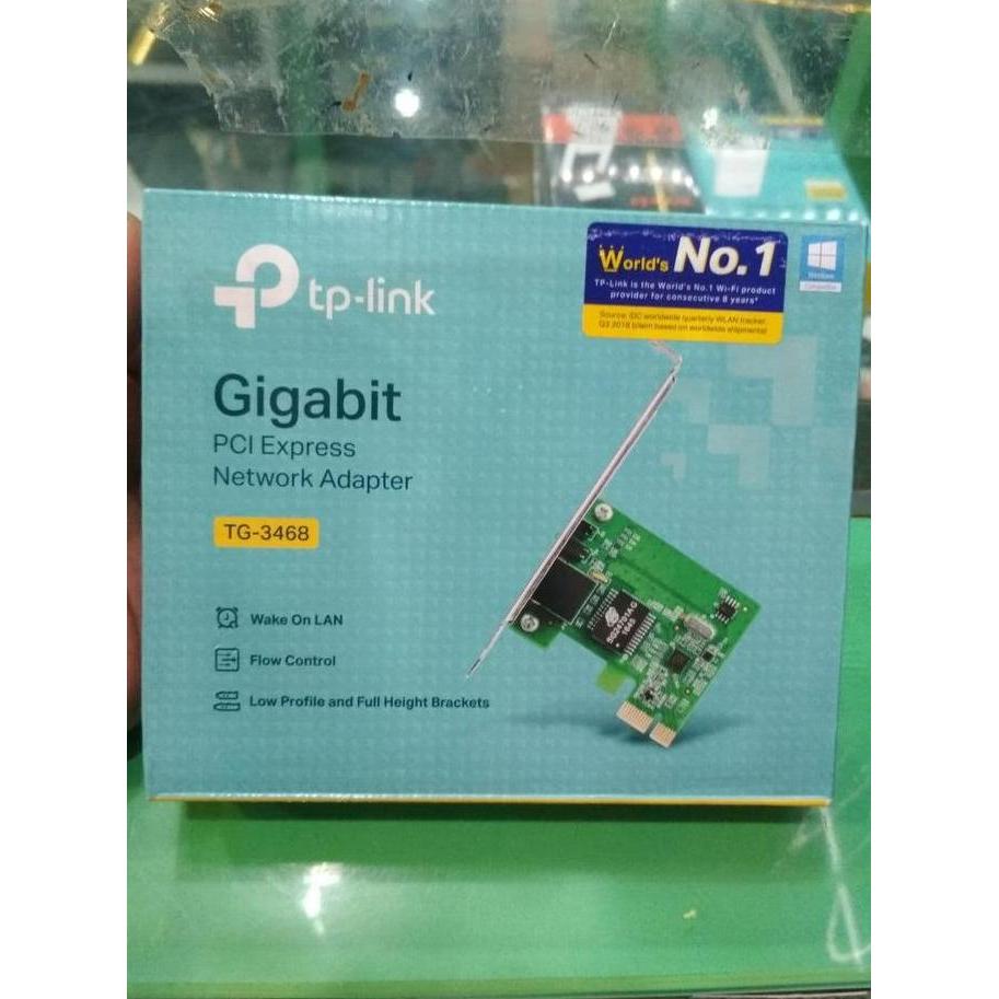 TERMURAH - TP-LINK TG-3468 LAN CARD GIGABIT 1000MBPS PCI EXPRESS