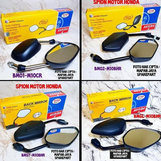 Promo SPION MOTOR HONDA BEAT VARIO SUPRA X SCOOPY BLADE REVO ASPIRA ORIGINAL COD
