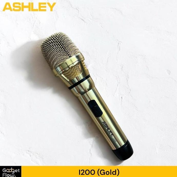 Mic Microphone Ashley I200 Dynamic Mikrofon Karaoke Ktv Kabel 5 Meter Promo