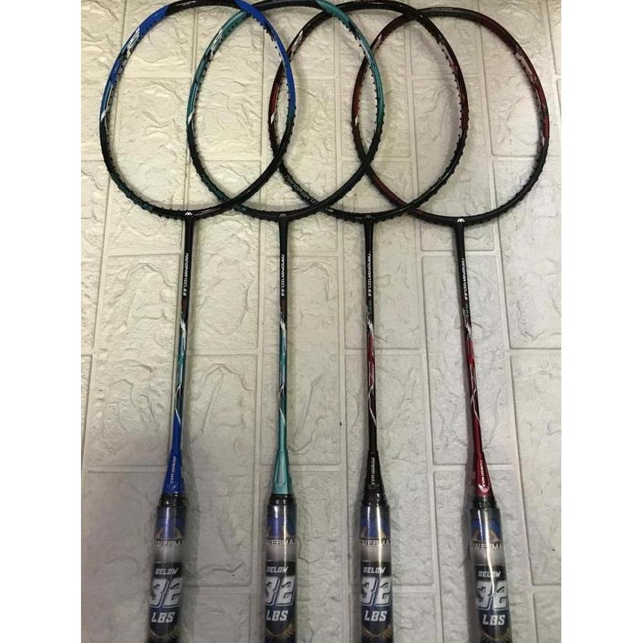 BEBAS ONGKIR - Raket badminton NEW POWER MAX NANOPARTICLES 700 KUAT TARIKAN 32 LBS ORIGINAL