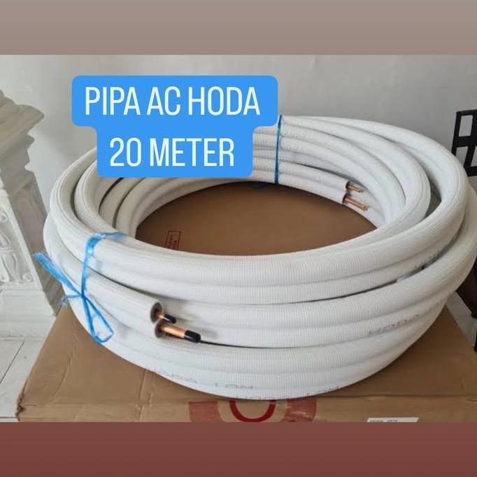 Paket 20 Meter Pipa Ac Hoda 1/2 - 1 Pk Ukuran Pipa 1/4-3/8 Tebal 0.6Mm