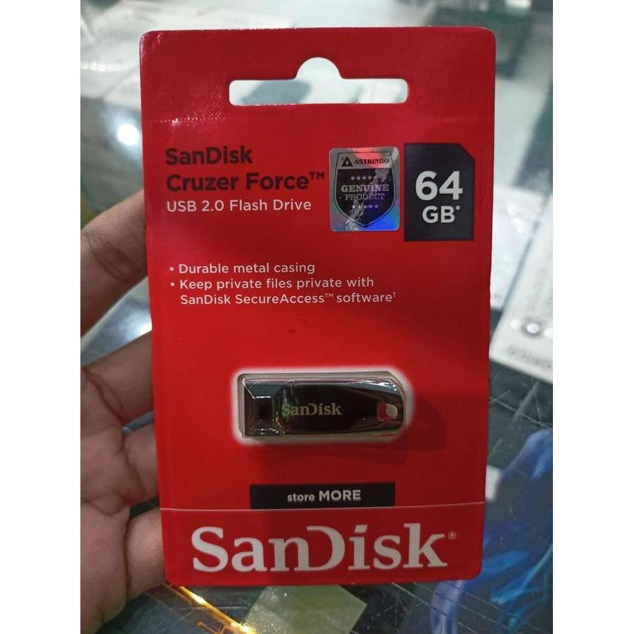 Flashdisk Sandisk Cruzer Force 64 GB USB 2.0 CZ71