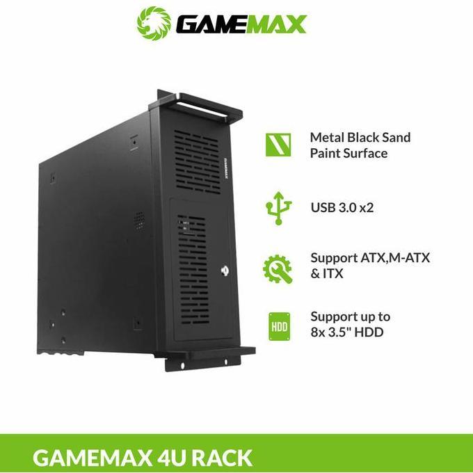 BEBAS ONGKIR - Gamemax Server Case 4U | Casing Server | Server Case | Industrial PC