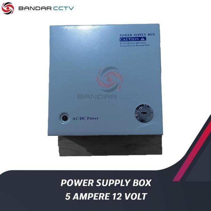 POWER SUPPLY BOX 5 AMPERE 12 VOLT