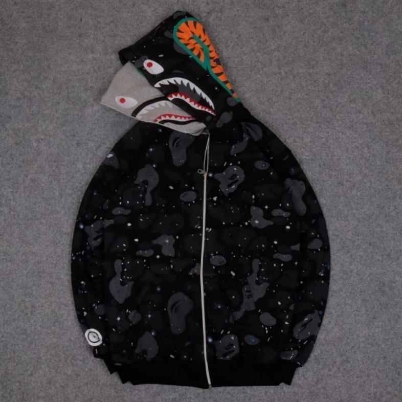 Sweater Hoodie Full Zipper Aape By A BATHING APE BAPE Full Tag & Label