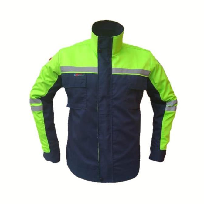 Baju Safety Proyek/Wearpack Safety/Wearpack Modist Premium/Baju Bengkel,Seragam Proyek Semi Jaket Hi