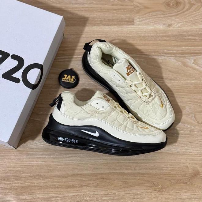 Sepatu Sneakers Air Max 720 818 Cream Bla Pria