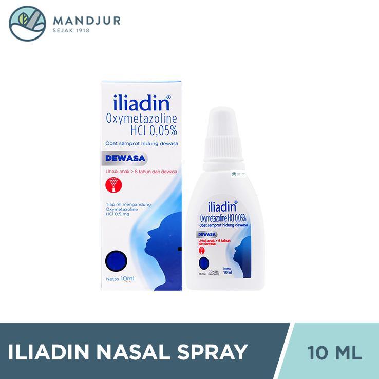 Iliadin Nasal Spray 10 mL - Obat Semprot Hidung Tersumbat