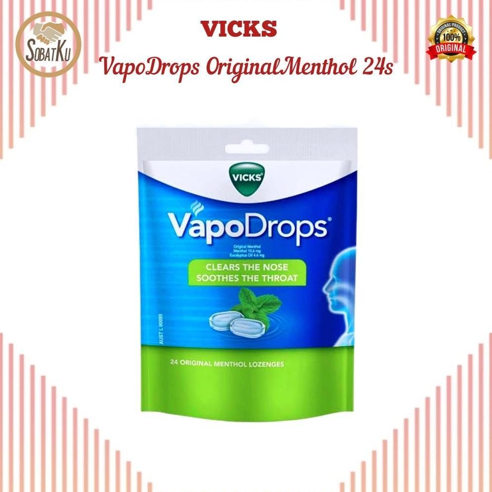 Vicks Vapodrops Original Menthol Lozenges 24s