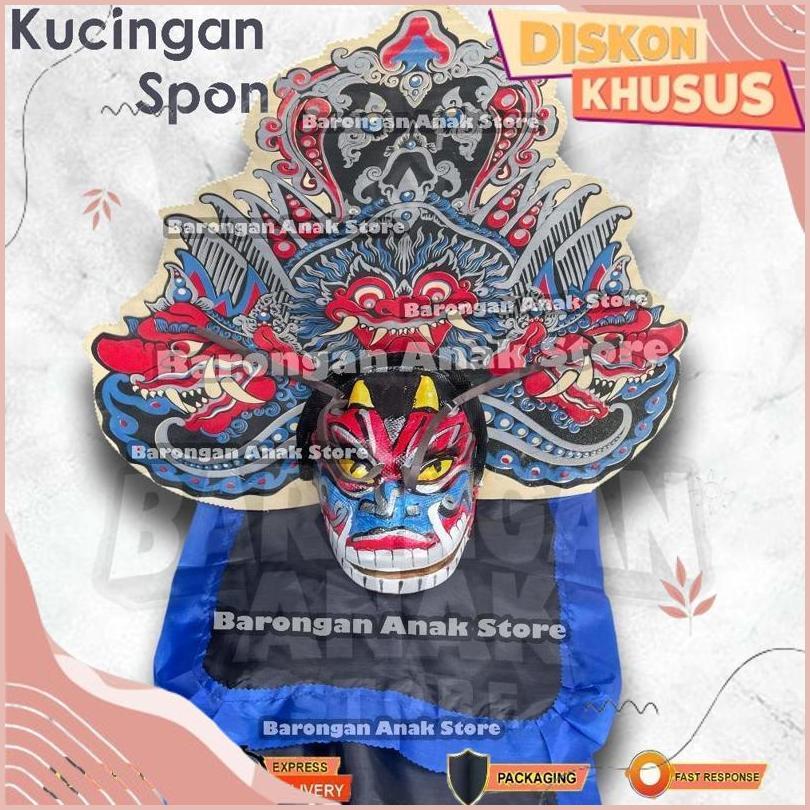 Asli Bagus Kucingan Spons Barongan Anak Store Mainan Tradisional Caplokan Kayu Bonus Kemul Tk Sd