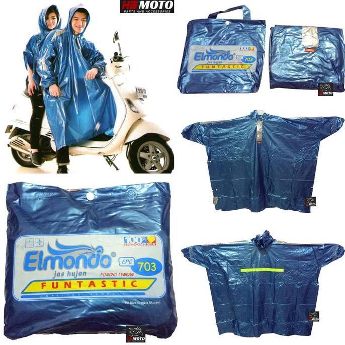 Elmondo Funtastic 703/Jas Hujan Ponco Lengan Elmondo Funtastic 703