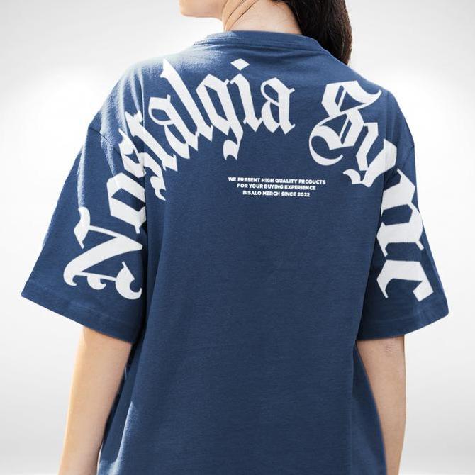 (Rekomendasi) T-Shirt Kaos Pria Wanita Lengan Pendek Motif "Nostalgia Sync" Digital Printing - Katun