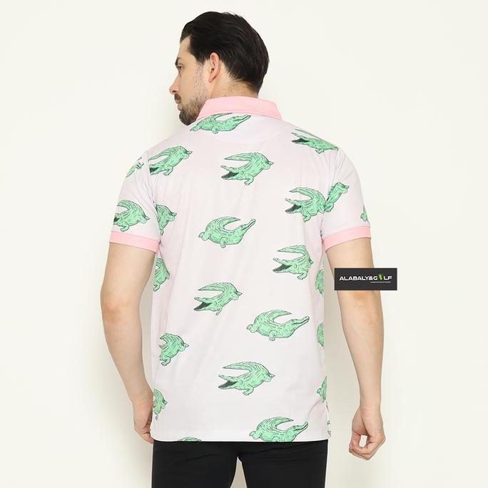 Eastlore Printed Polo Shirt Golf Crocodile 100% Original - Baju Golf Pria Branded CO