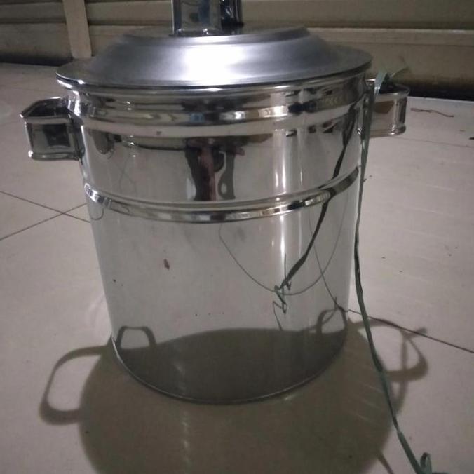 Panci Kukus Stainless 22CM / Panci Bakso mini / Tong Langseng Panci