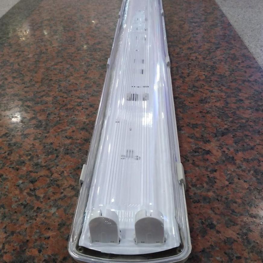 KAP LAMPU WATERPROOF 2X36 2X16 2X18 2X40 HOUSING TL LED NEON T8 120CM IP65 OUTDOOR 16WATT 18WATT 40W