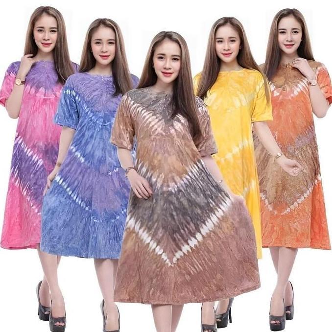 Daster 5 Pcs 100 Rb Daster Wanita Kekinian Daster Ibu Baju Tidur Wanita Dewasa Panjang Tidur Ruffle 