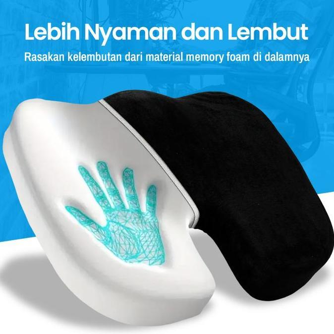 Bantal Duduk Tulang Ekor Memory Foam Seat Cushion