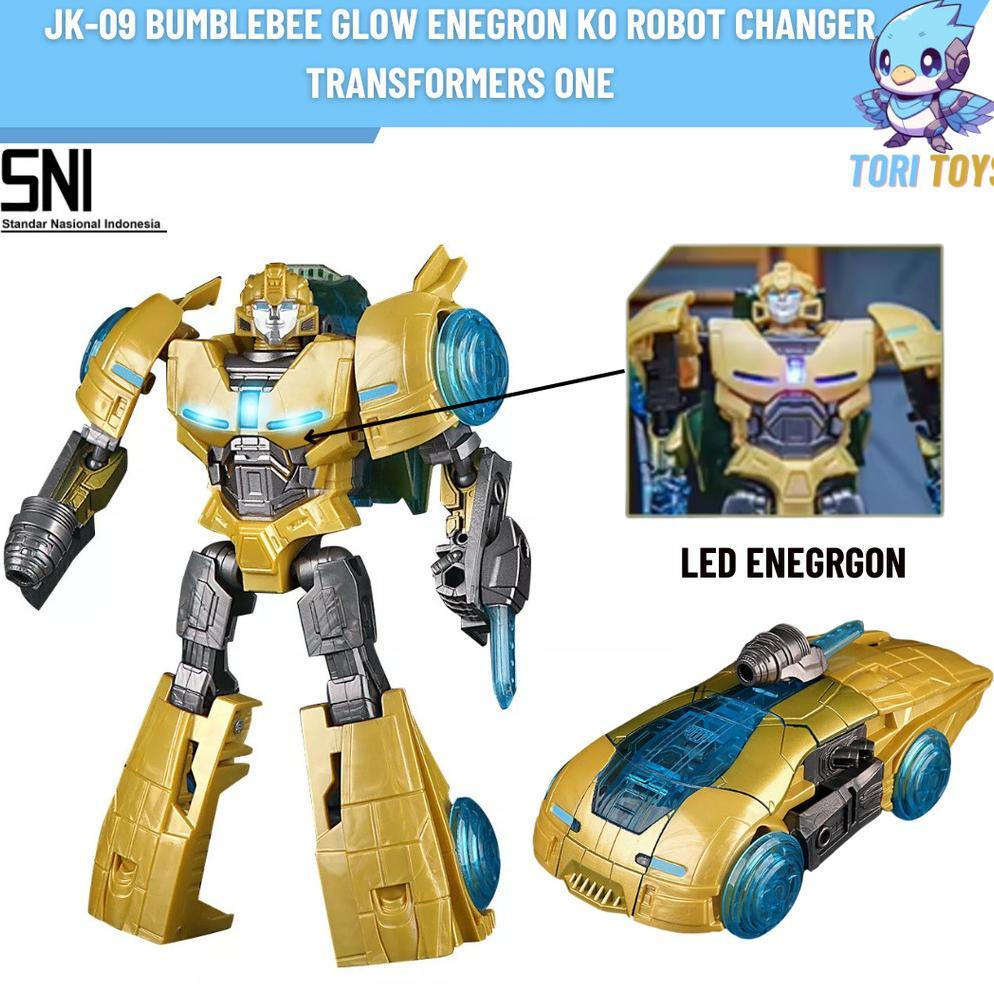 Jhoncolection - JK-09 Bumblebee Glow Energon KO Oversize Robot Deformation Transformers One