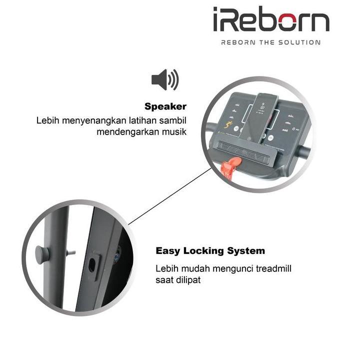 Alat Fitness Treadmill Elektrik iReborn Venio