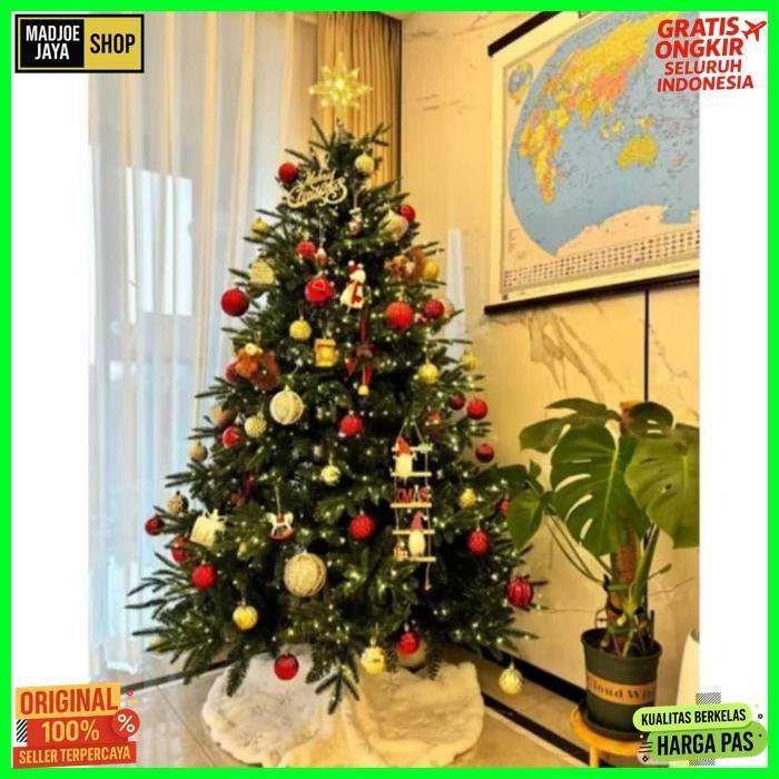 Promo Pohon Natal 150 Cm & 120 Cm Lengkap Hiasan Dan Lampu Tumblr /Hiasan Dekorasi Natal