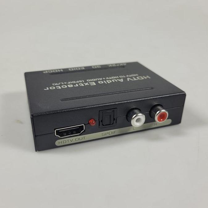 Audio Splitter HDMI to HDMI + Optical SPDIF + RCA Extractor Converter