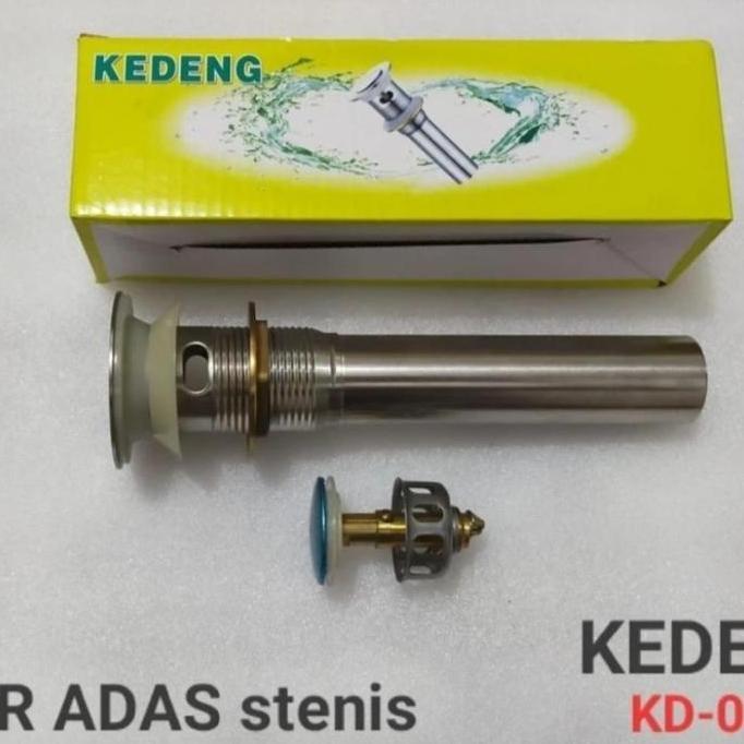 kepala sifon afur wastafel stainless / afur sifon wastafel SUS 304 murah